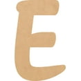 thumbnail image 1 of Unfinished Small Wood 2'' Tall Muthike Letters DIY E, Paintable Craft, 1 of 3