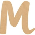 thumbnail image 1 of Unfinished Small Wood 7'' Tall Muthike Letters DIY M, Paintable Craft, 1 of 3