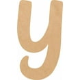 thumbnail image 1 of Unfinished Small Wood 8'' Tall Muthike Letters DIY Y, Paintable Craft, 1 of 3