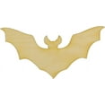 Unfinished Vampire Bat Wood Cutout Available in a Variety of Sizes and