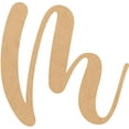 thumbnail image 1 of Unfinished Wood 20'' Casking Cream Letter M, Craft Wall Hanging, 1 of 5