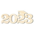 thumbnail image 1 of Unfinished Wood 2023 Graduation Year Silhouette - Graduation Craft - up to 36" DIY 18" / 3/4", 1 of 4