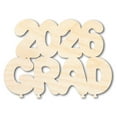 thumbnail image 1 of Unfinished Wood 2026 Grad Shape 8" / 1/2", 1 of 3