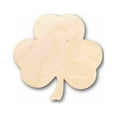 thumbnail image 1 of Unfinished Wood 3 Leaf Clover Silhouette - Craft- up to 46" DIY 5" / 1/4", 1 of 3