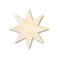 thumbnail image 1 of Unfinished Wood 8-Pointed Star Shape 20" / 1/4", 1 of 5