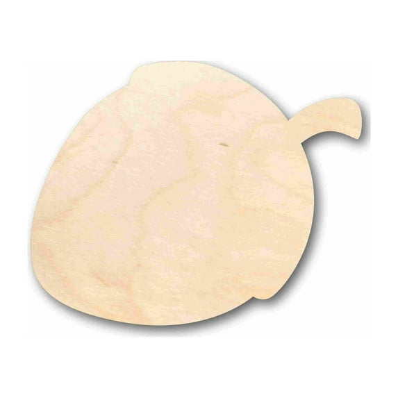 Unfinished Wood Acorn Fall Silhouette - Craft- up to 46" DIY 3" / 1/8"