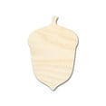 thumbnail image 1 of Unfinished Wood Acorn Shape | DIY Fall Forest Craft Cutout 8" / 1/4", 1 of 5