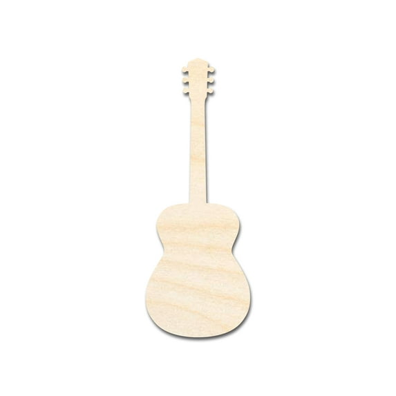 Unfinished Wood Acoustic Guitar 7" / 1/4"