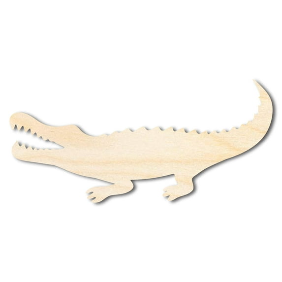 Unfinished Wood Alligator Shape 12" / 1/4"