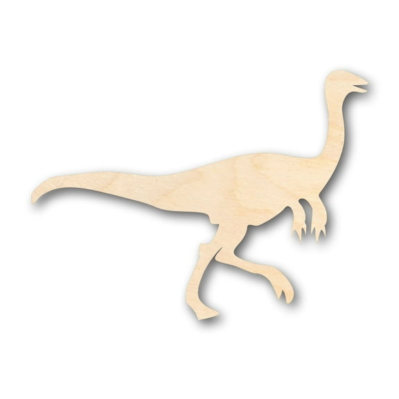 Unfinished Wood Anchisaurus Shape - Craft - up to 46" DIY 5" / 1/2"