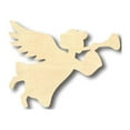 thumbnail image 1 of Unfinished Wood Angel Shape - Heaven - Christmas - Craft - up to 46" DIY 10" / 3/4", 1 of 3
