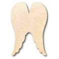 thumbnail image 1 of Unfinished Wood Angel Wings Silhouette - Craft- up to 46" DIY 14" / 3/4", 1 of 3