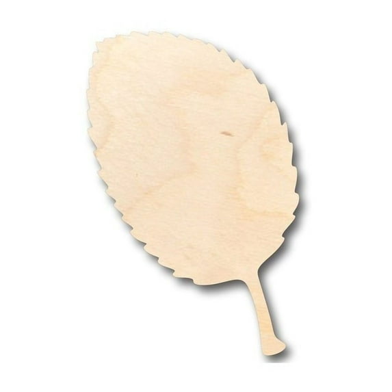 Unfinished Wood Apple Leaf Shape - Craft - up to 46" DIY 14" / 1/4"