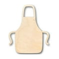 thumbnail image 1 of Unfinished Wood Apron Shape - Craft - up to 46" DIY 14" / 1/4", 1 of 3