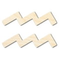 thumbnail image 1 of Unfinished Wood Aquarius Sign Shape - Zodiac Craft - up to 46" 5" / 1/4", 1 of 5