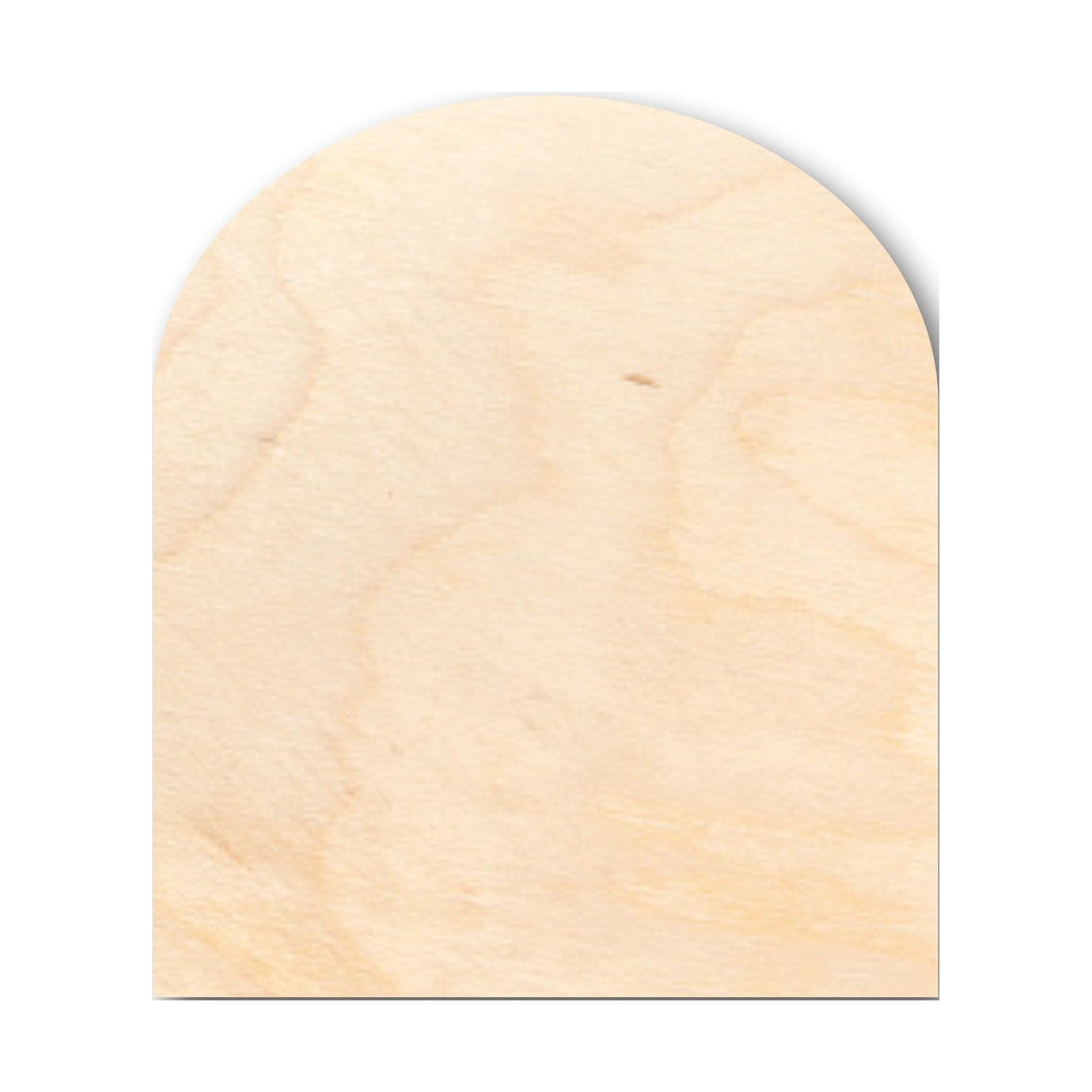 Unfinished Wood Arch Shape Craft up to 36" DIY 5" / 1/4"