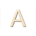 thumbnail image 1 of Unfinished Wood Arial Letter A Shape - Craft - up to 46" DIY 24" / 1/2", 1 of 3
