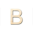 thumbnail image 1 of Unfinished Wood Arial Letter B Shape - Craft - up to 46" DIY 30" / 3/4", 1 of 3
