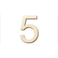 thumbnail image 1 of Unfinished Wood Arial Number 5 Shape - Craft - up to 46" DIY 33" / 1/2", 1 of 3