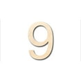 thumbnail image 1 of Unfinished Wood Arial Number 9 Shape - Craft - up to 36" DIY 46" / 3/4", 1 of 3