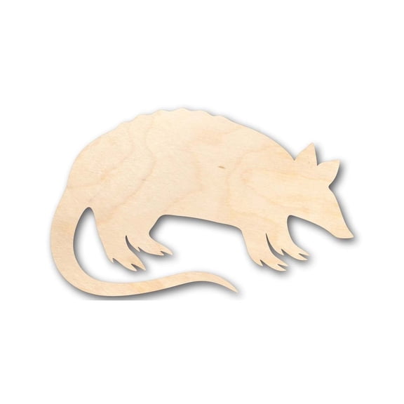 Unfinished Wood Armadillo Shape - Animal - Craft - up to 46" DIY 10" / 1/8"