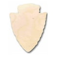 thumbnail image 1 of Unfinished Wood Arrow Head Silhouette - Craft- up to 46" DIY 4" / 1/2", 1 of 3