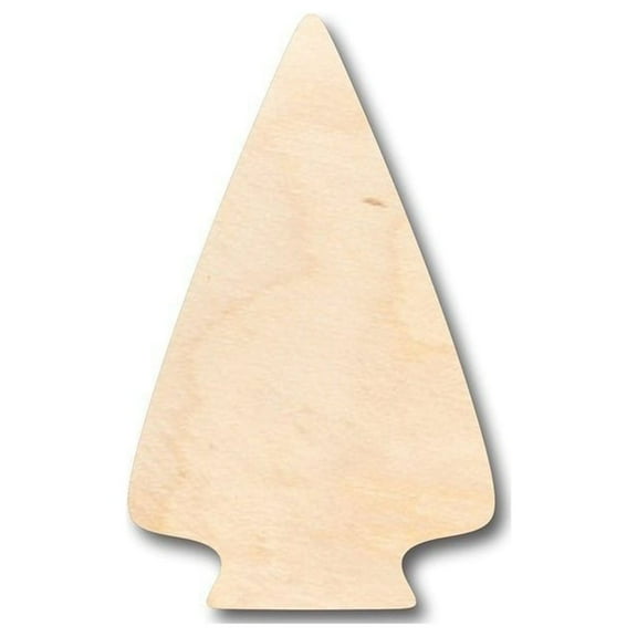 Unfinished Wood Arrowhead Shape - Craft - up to 46" DIY 6" / 1/2"