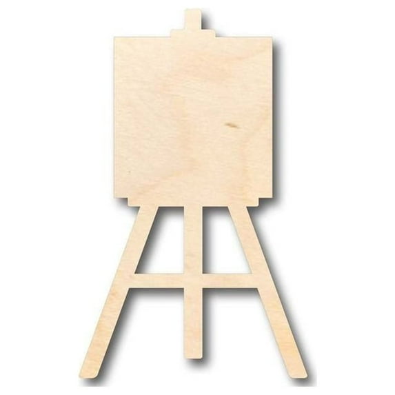 Unfinished Wood Artist Painting Easel Shape - Craft - up to 46" DIY 20" / 1"