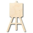 thumbnail image 1 of Unfinished Wood Artist Painting Easel Shape - Craft - up to 46" DIY 42" / 1/2", 1 of 3