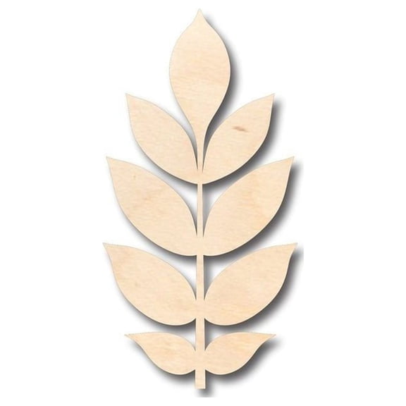 Unfinished Wood Ash Leaf Shape - Craft - up to 46" DIY 18" / 1"
