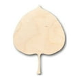 thumbnail image 1 of Unfinished Wood Aspen Leaf Shape - Craft - up to 46" DIY 24" / 1/8", 1 of 3