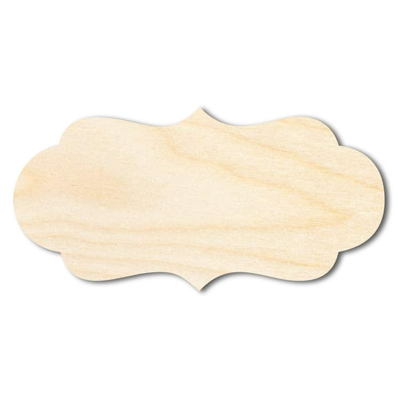 Unfinished Wood Award Plaque Silhouette - Craft - up to 46" DIY 36" / 1/2"