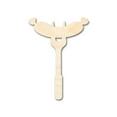 thumbnail image 1 of Unfinished Wood BBQ Sausage Shape | Craft Cutout 16" / 1/8", 1 of 3