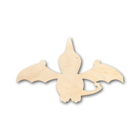 Unfinished Wood Baby Dragon Shape - Craft - up to 46" DIY 24" / 1"