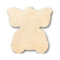 thumbnail image 1 of Unfinished Wood Baby Elephant Shape - Craft - up to 46" DIY 12" / 1/8", 1 of 3