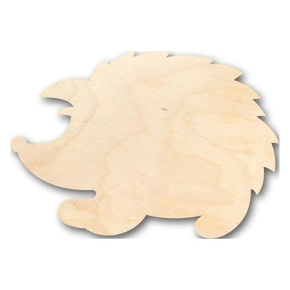 Unfinished Wood Baby Porcupine Shape - Craft - up to 46" DIY 30" / 1"
