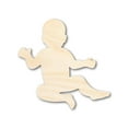 thumbnail image 1 of Unfinished Wood Baby Shape 24" / 1/4", 1 of 4