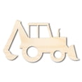 thumbnail image 1 of Unfinished Wood Backhoe Shape | DIY Craft Cutout 20" / 1/2", 1 of 3