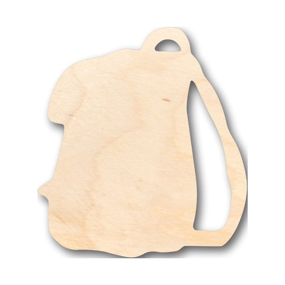 Unfinished Wood Backpack Shape - Craft - up to 46" DIY 36" / 1/4"