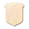 thumbnail image 1 of Unfinished Wood Badge Silhouette - Craft- up to 46" DIY 5" / 1/8", 1 of 3
