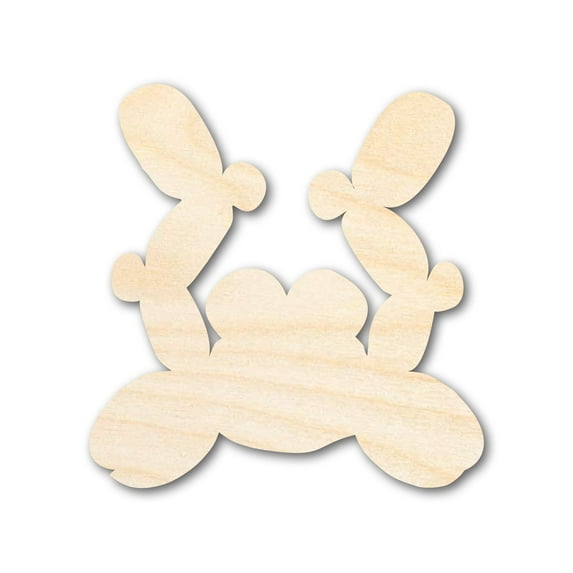 Unfinished Wood Balloon Crab Shape | DIY Craft Cutout | up to 46" DIY 36" / 3/4"