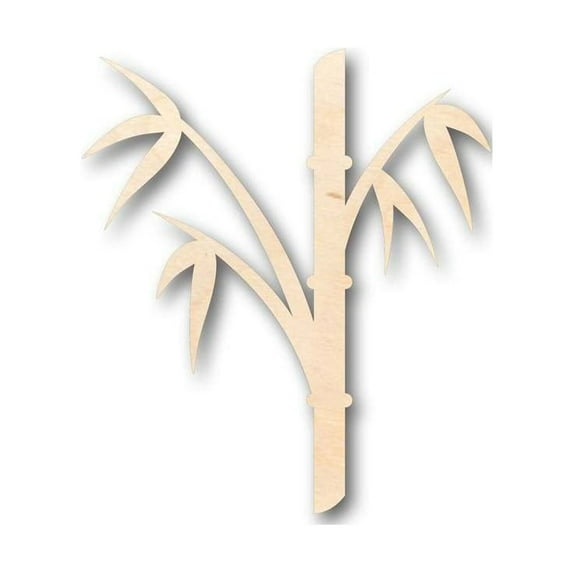 Unfinished Wood Bamboo Shape - Craft - up to 46" DIY 3" / 1/4"
