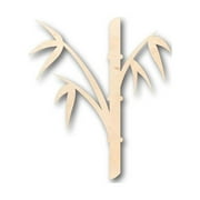 Unfinished Wood Bamboo Shape - Craft - up to 46" DIY 46" / 1"