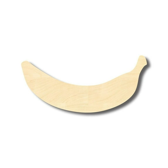 Unfinished Wood Banana Shape - Fruit - Craft- up to 46" DIY 42" / 1/2"