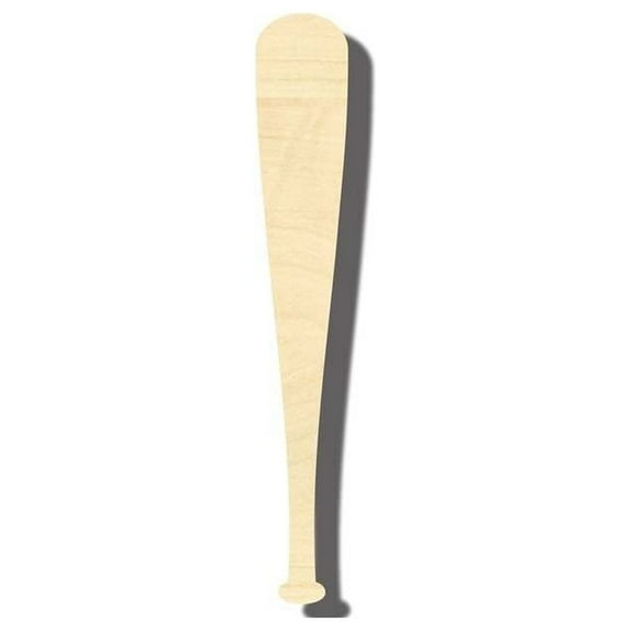 Unfinished Wood Baseball Bat Shape - Sports - Kids Room Decor - up to 46" DIY 4" / 1/8"
