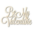 thumbnail image 1 of Unfinished Wood Be My Valentine Shape - Word Craft - up to 46" 18" / 1", 1 of 5