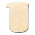 thumbnail image 1 of Unfinished Wood Beaker Shape - Chemistry - Craft - up to 46" DIY 10" / 1/2", 1 of 3