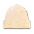 thumbnail image 1 of Unfinished Wood Beanie Hat Silhouette - Craft- up to 46" DIY 10" / 3/4", 1 of 4