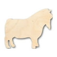 thumbnail image 1 of Unfinished Wood Bearded Pygmy Goat Shape - Craft - up to 46" DIY 16" / 1/4", 1 of 3