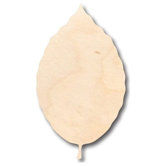 Unfinished Wood Beech Leaf Shape - Craft - up to 46" DIY 18" / 1/4"